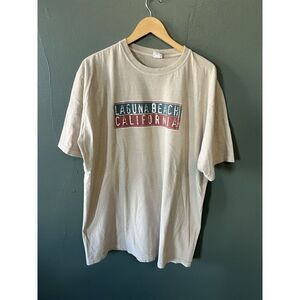 Crazy Shirts Vintage Mens Brown Short Sleeve Laguna Beach Shirt Size 2XL